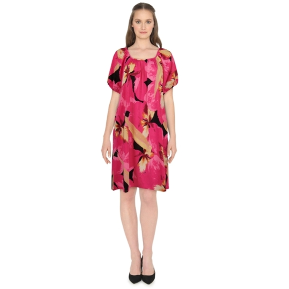NWT Jules & Leopold Pink Floral Dress. Size Medium - Picture 1 of 5